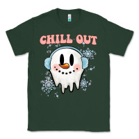 Sports Green chill out christmas snowman Classic Tee - MaliasSmallBusiness