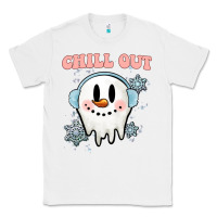 White chill out christmas snowman Classic Tee - MaliasSmallBusiness