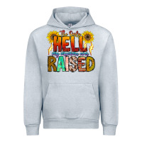 Heather Grey The Only Hell My Momma Ever Urban Hoodie - CowhideDigitalArt