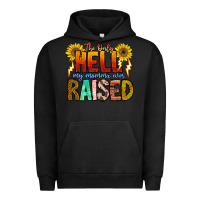 Pigment Black The Only Hell My Momma Ever Urban Hoodie - CowhideDigitalArt