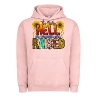 Pigment Salmon The Only Hell My Momma Ever Urban Hoodie - CowhideDigitalArt