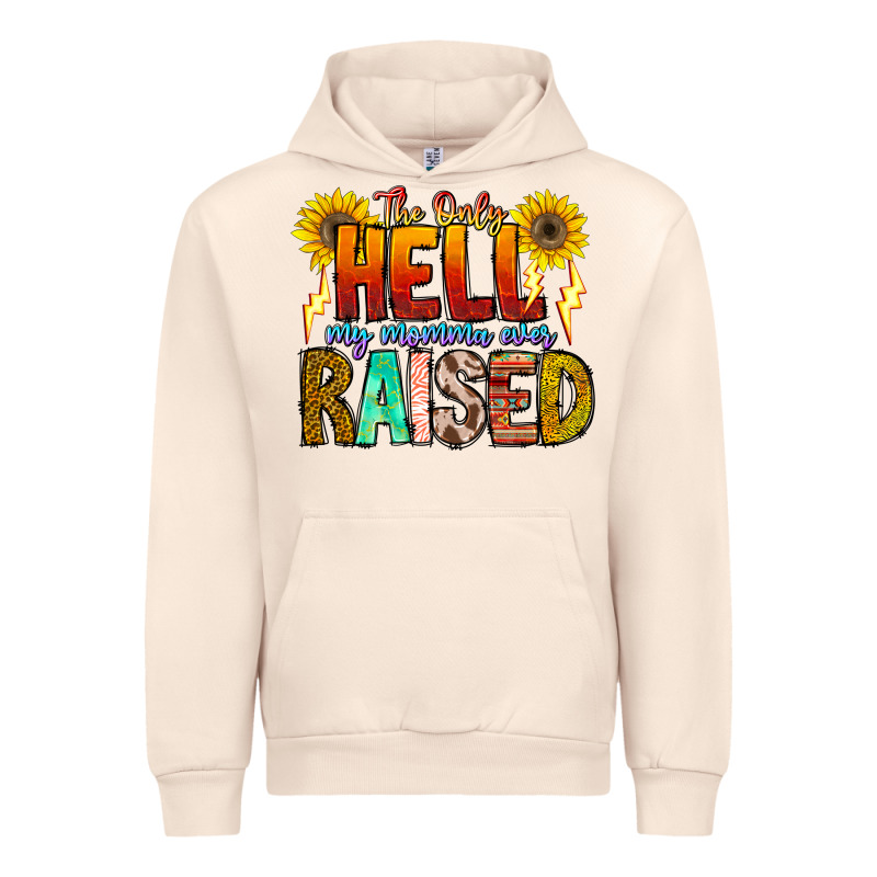 The Only Hell My Momma Ever Urban Hoodie by CowhideDigitalArt | Teevron