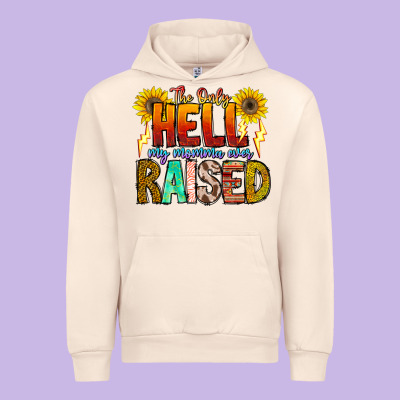 The Only Hell My Momma Ever Urban Hoodie Designed By Cowhidedigitalart