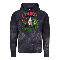 Cloud Black farm fresh christmas tree Vintage Hoodie - MaliasSmallBusiness