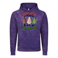 Cloud Purple farm fresh christmas tree Vintage Hoodie - MaliasSmallBusiness