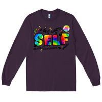Plum self love tie dye Long Sleeve Tee - Artiststas