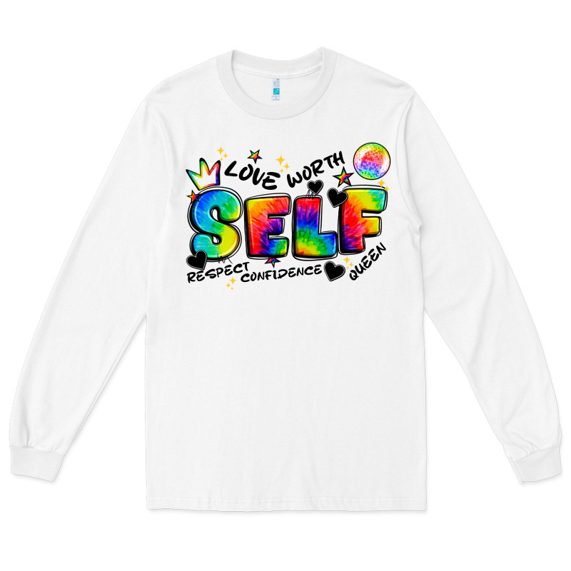 Self Love Tie Dye Long Sleeve Tee by Artiststas | Teevron