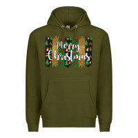 Army Green merry christmas Premium Hoodie - JahusDesignShop