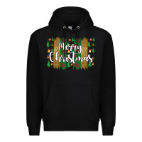 Black merry christmas Premium Hoodie - JahusDesignShop