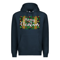Navy merry christmas Premium Hoodie - JahusDesignShop