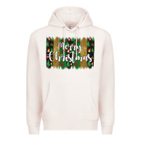 Pale Pink merry christmas Premium Hoodie - JahusDesignShop