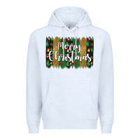 White merry christmas Premium Hoodie - JahusDesignShop