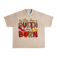 French Oak on this day a queen was born Urban Heavy Tee - MaliasSmallBusiness