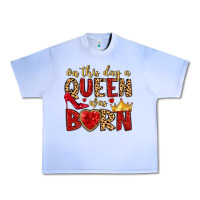 Grape Ice on this day a queen was born Urban Heavy Tee - MaliasSmallBusiness