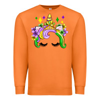 Carrot unicorn mardi gras olivia Premium Sweatshirt - OliviaCreatesArt