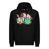 Black Easter heart Easter Day Premium Hoodie - CowGirlArtShop