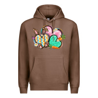 Chestnut Easter heart Easter Day Premium Hoodie - CowGirlArtShop