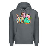 Rock Easter heart Easter Day Premium Hoodie - CowGirlArtShop