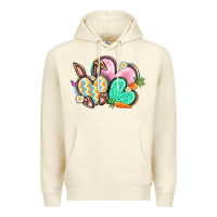 Sandshell Easter heart Easter Day Premium Hoodie - CowGirlArtShop