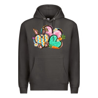 Smoke Easter heart Easter Day Premium Hoodie - CowGirlArtShop
