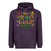 Plum ı have boundary issues mardi gras olivia Heavyweight Hoodie - OliviaCreatesArt