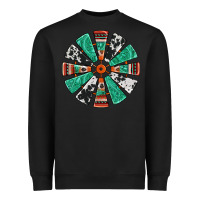Black western windmill Heavyweight Sweatshirt - Jasminsmagicworld