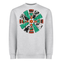 Heather Grey western windmill Heavyweight Sweatshirt - Jasminsmagicworld