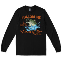 Black fishers of men Long Sleeve Tee - Artiststas