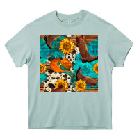 Arona cowboy boots and hat seamless pattern Heavy Core Tee - BundleAndBundleShop