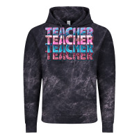 Cloud Black teacher stacked Vintage Hoodie - NancyCooperArtShop