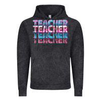 Vintage Black teacher stacked Vintage Hoodie - NancyCooperArtShop