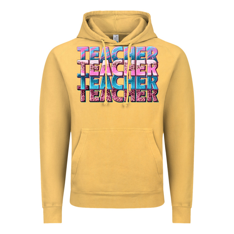 Teacher Stacked Vintage Hoodie by NancyCooperArtShop | Teevron