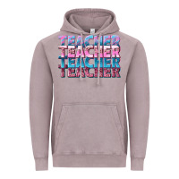 Vintage Zinc teacher stacked Vintage Hoodie - NancyCooperArtShop