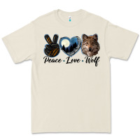 Bone peace love wolf head Premium Tee - LillyAllenDesigns
