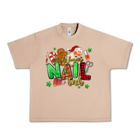 Burro santas favorite nail tech Urban Heavy Tee - MaliasSmallBusiness