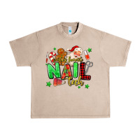 French Oak santas favorite nail tech Urban Heavy Tee - MaliasSmallBusiness
