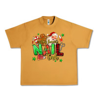 Peanut Butter santas favorite nail tech Urban Heavy Tee - MaliasSmallBusiness