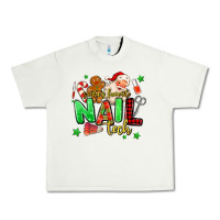 Pistachio santas favorite nail tech Urban Heavy Tee - MaliasSmallBusiness