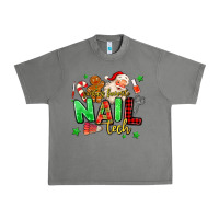 Tornado santas favorite nail tech Urban Heavy Tee - MaliasSmallBusiness