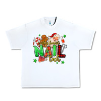 Santas Favorite Nail Tech Urban Heavy Tee | Teevron