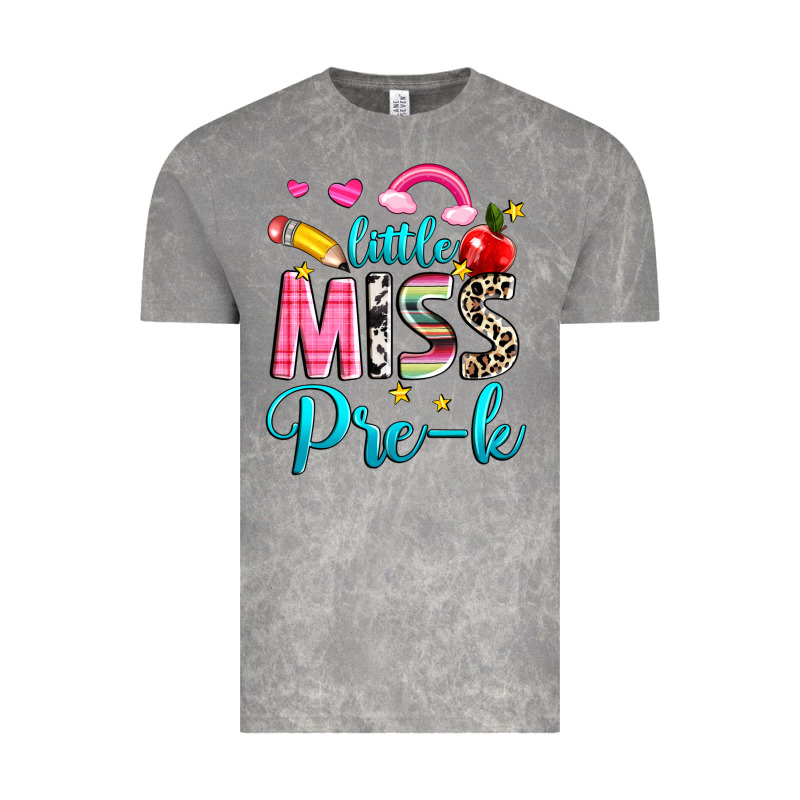 Little Miss Pre K Vintage Tee by NancyCooperArtShop | Teevron
