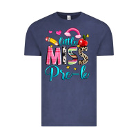 Vintage Denim little miss pre k Vintage Tee - NancyCooperArtShop