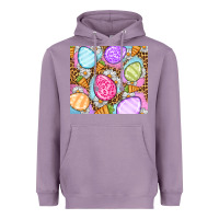 Lavender Easter eggs daisies carrots Heavyweight Hoodie - OliviaCreatesArt