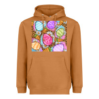 Meerkat Easter eggs daisies carrots Heavyweight Hoodie - OliviaCreatesArt