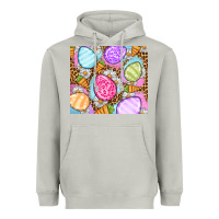 Moon Dust Easter eggs daisies carrots Heavyweight Hoodie - OliviaCreatesArt