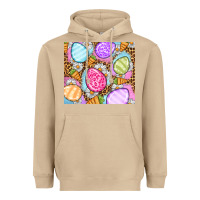 Mushroom Easter eggs daisies carrots Heavyweight Hoodie - OliviaCreatesArt