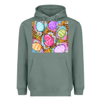 Sage Easter eggs daisies carrots Heavyweight Hoodie - OliviaCreatesArt