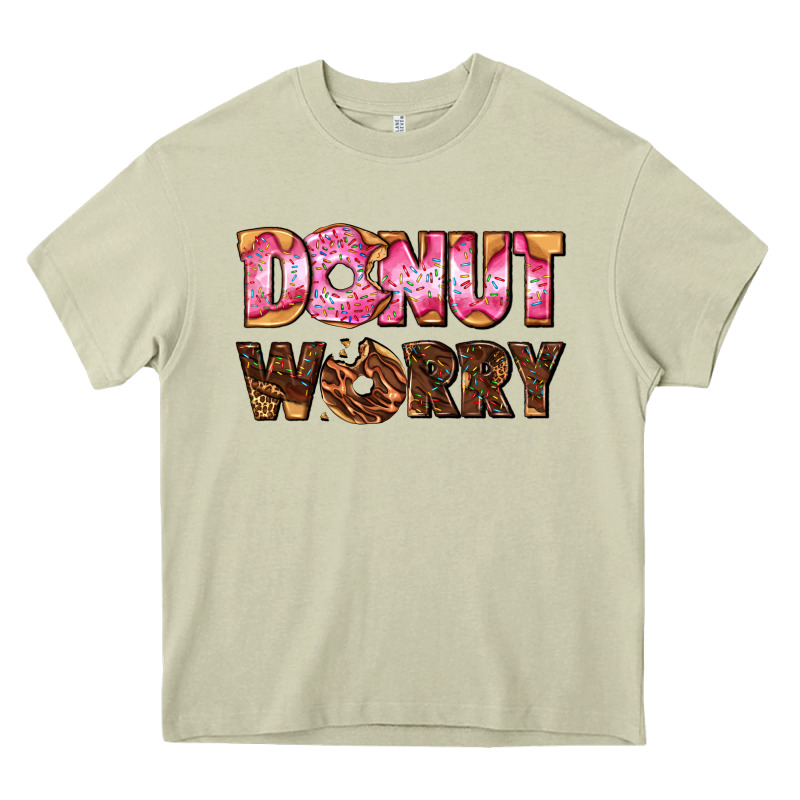 Donut Worry With Donut Heavy Core Tee by AdoDesignShop | Teevron