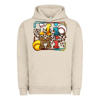 Pigment French Oak Baseball and Softball mimi Urban Hoodie - LillyAllenDesigns