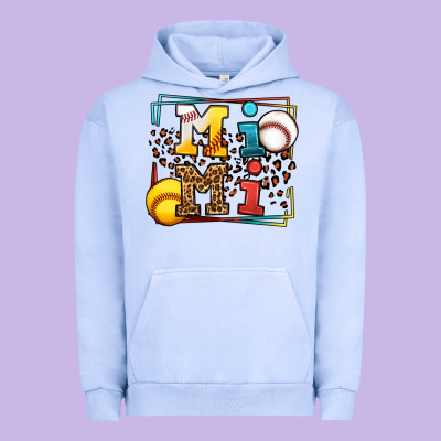 Baseball And Softball Mimi Urban Hoodie Designed By Lillyallendesigns